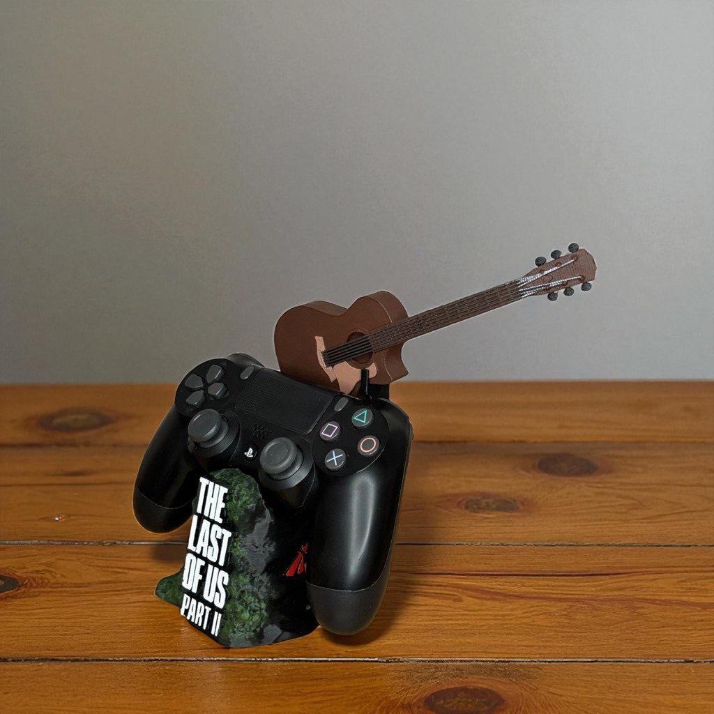 The Last Of Us Part Iı Gitar Detaylı Ps Kol Tutucu Ps4/ps5 –3d Baskı Özel Tasarım - Kahverengi Diğer Fiyatı