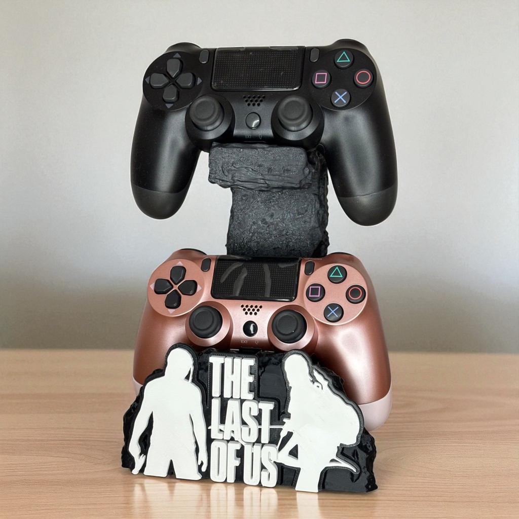 The Last Of Us Temalı 2'li Ps Kol Tutucu Ps4/ps5– 3D Baskı & Özel Tasarım - Beyaz - Siyah Diğer Fiyatı