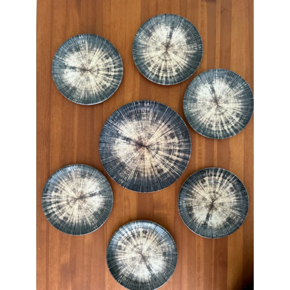 The Latte Co Özel Tasarım Nair Dore 27 cm Servis Tabağı - Sunum Tabağı - Salata Tabağı Mutfak Gereçleri Fiyatı
