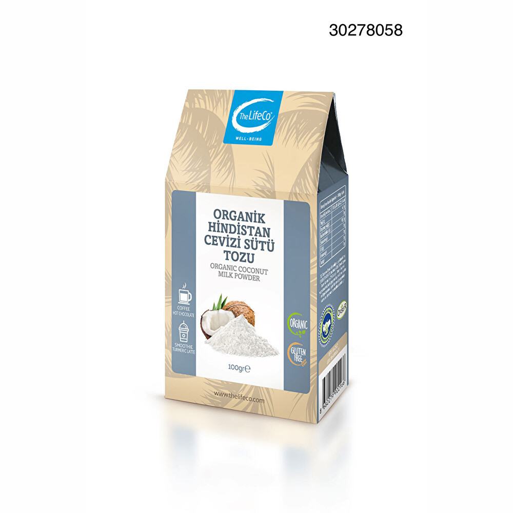 The LifeCo Organik Hindistan Cevizi Sütü Tozu 100 Gr Organik Ürünler Fiyatı