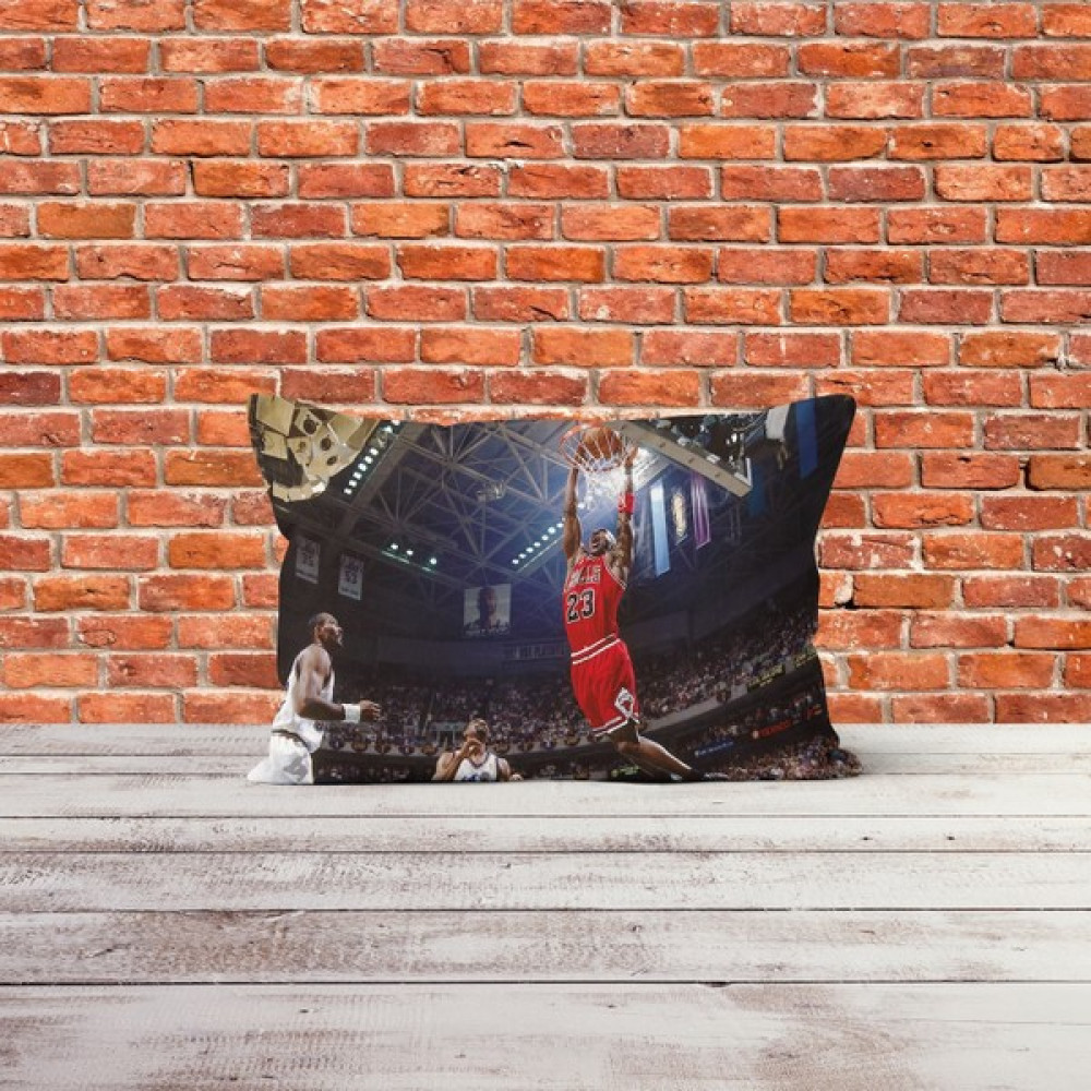 The Lucid Lab Michael Jordan Chicago Bulls 1997 Çift Taraflı Yastık Kılıfı - 1 Adet - 50 x 70 - Renkli Yastık Kılıfı Fiyatı