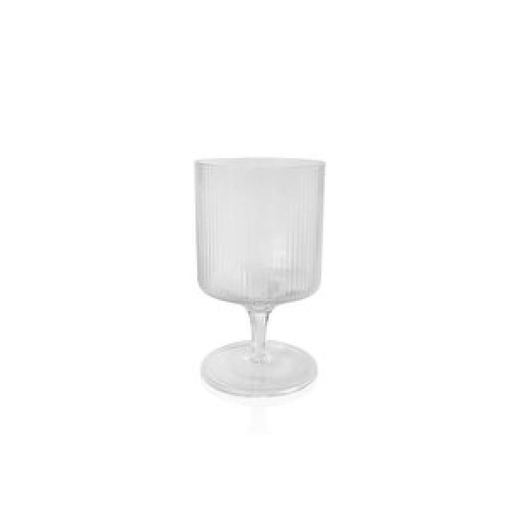 The Mia Çizgili Cam Kadeh 250 Ml İçki Bardağı Fiyatı
