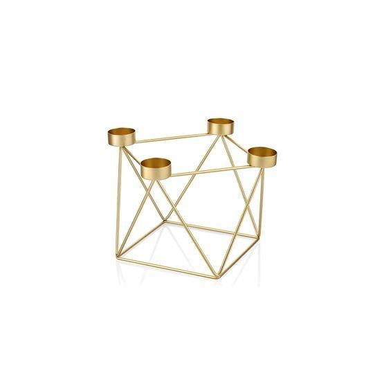 The Mia DKR0245 Gold Tealight Mumluk Metal