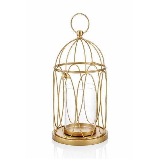 The Mia DKR0245 Gold Tealight Mumluk Metal