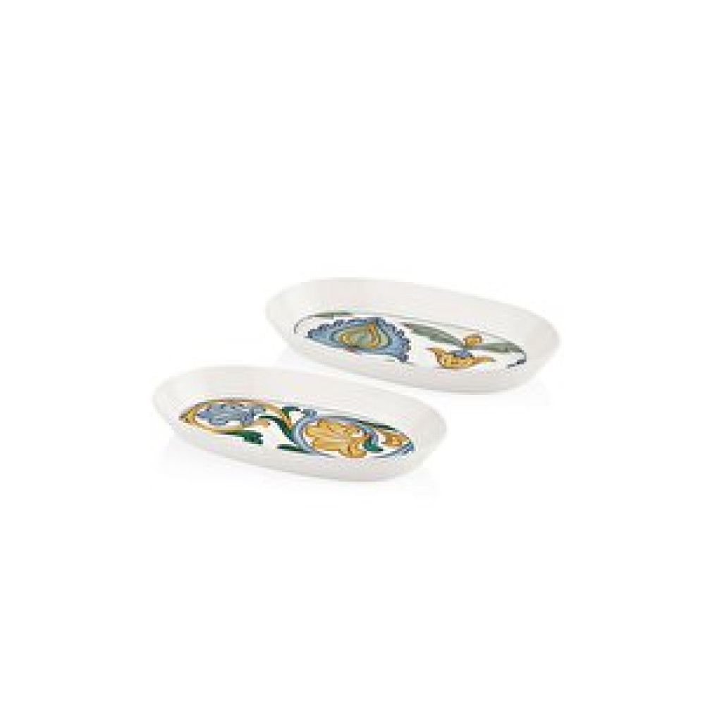 The Mia Limoncello Oval Servis 2li Set Gri 26 Cm Fincan / Bardak / Kahve Takımı Fiyatı