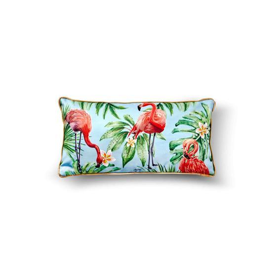 The Mia YST0056 Tropik Flamingo Yeşil Yastık