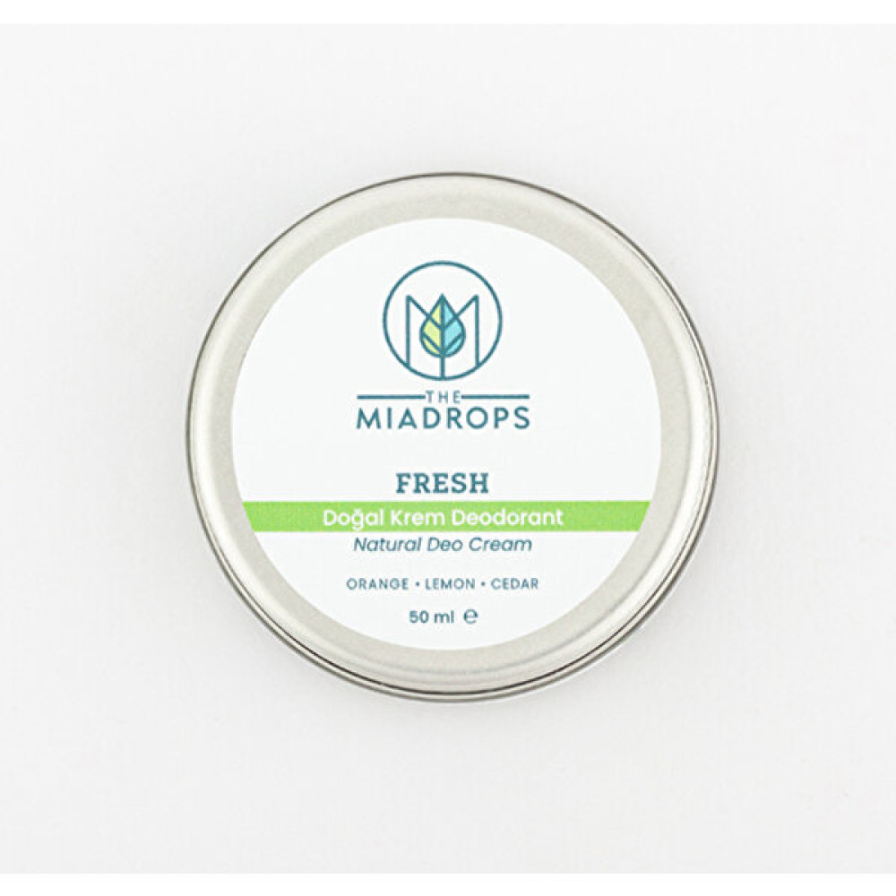 The Miadrops Fresh Doğal Krem Deodorant- 50ml Deodorantlar Fiyatı