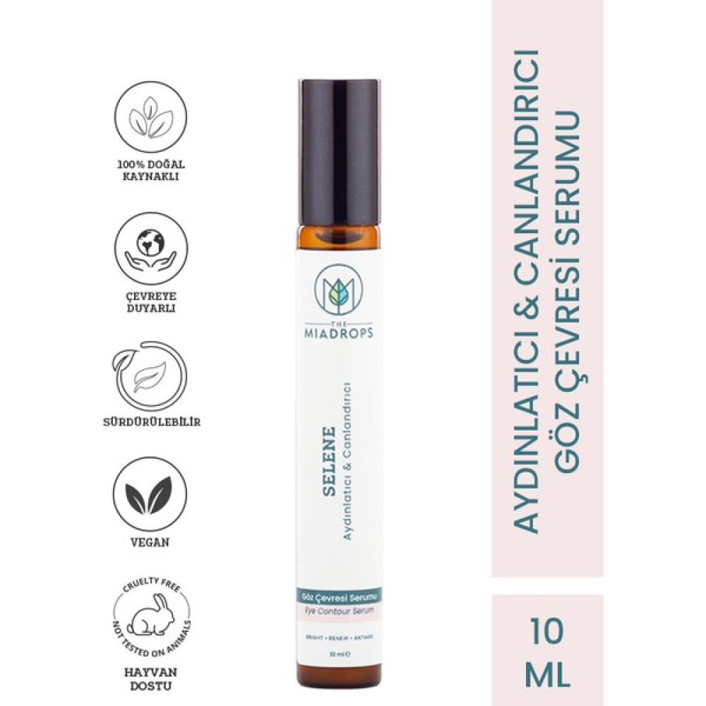 The Miadrops Selene Aydınlatıcı & Canlandırıcı Doğal Göz Çevresi Serumu -10 ml Göz Kremi Fiyatı