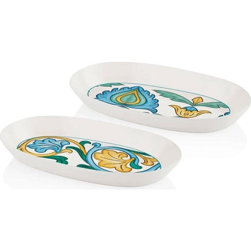The Mia'lımoncello Basic 2'lı Oval Servis Gri 26Cm Mutfak Gereçleri Fiyatı