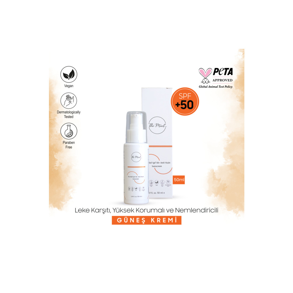 THE MİEL Leke Karşıtı Güneş Kremi Spf 50 Güneş Kremleri ve Losyonları Fiyatı
