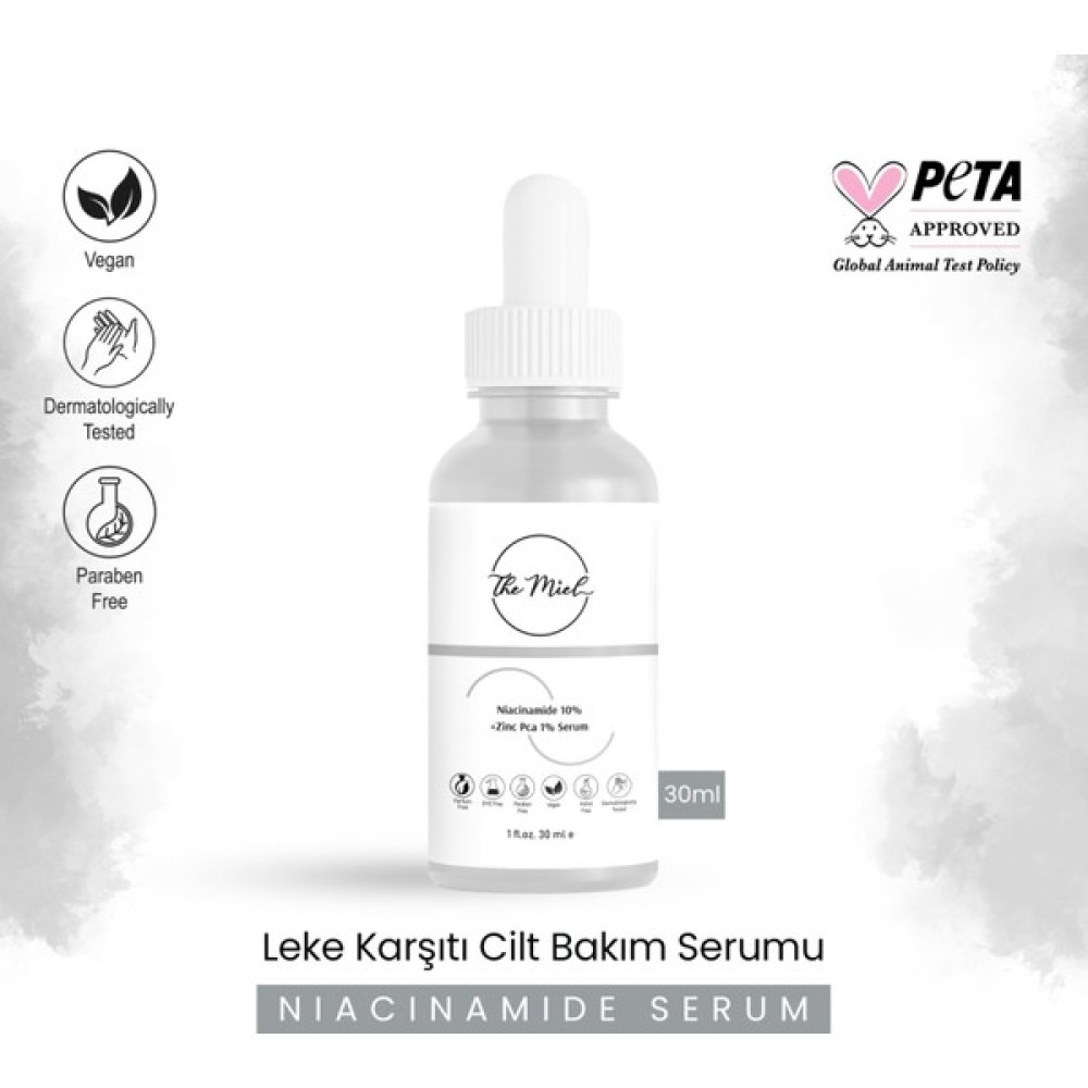 The Miel Siyah Nokta ve Sivilce Karşıtı Niacinamide Cilt Bakım Serumu (Niacinamide 10% & Zinc Pca 1%) Anti-Aging / Yaşlanma Karşıtı Fiyatı