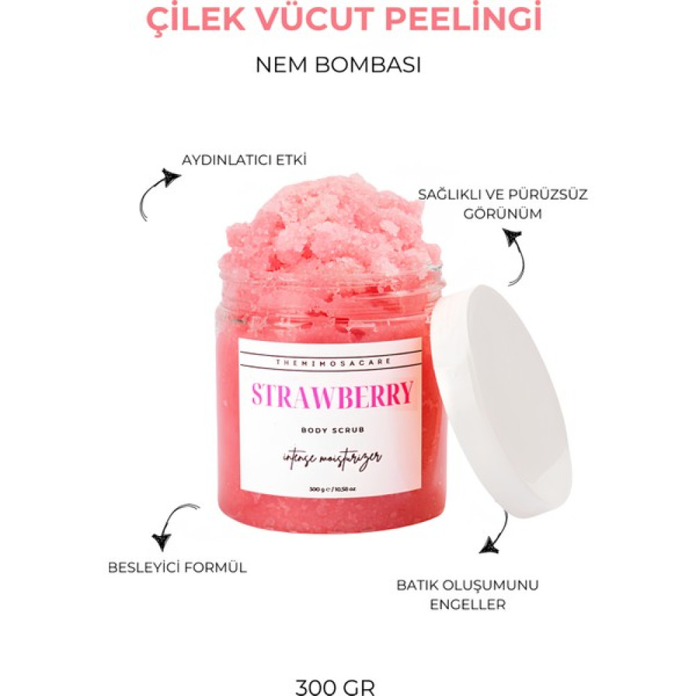 The Mimosa Care Çilek Özlü Batık Giderici,onarıcı,nemlendirici El-Vücut Peeling Vücut Bakımı Fiyatı