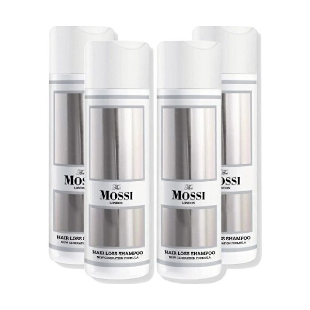 The Mossi London - 4'lü Paket Saç Dökülmesi Karşıtı Şampuan - London Hairloss Shampoo Besleyici ve Onarıcı Etki - 200ML Saç Dökülmesine Karşı Ürünler Fiyatı