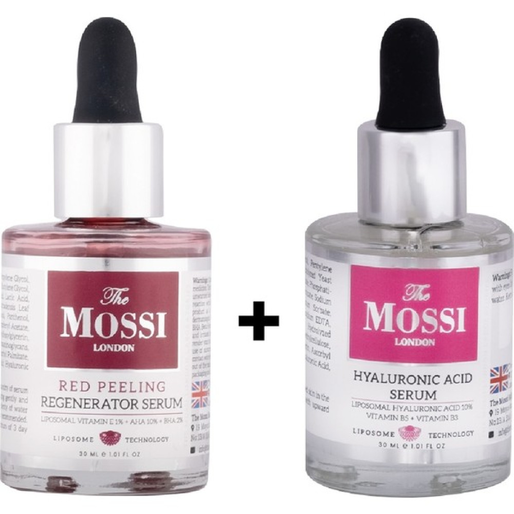 The Mossi London Red Peeling Serum 30 ml + Hyaluronic Acid Serum 30 ml %20 Indirim Anti-Aging / Yaşlanma Karşıtı Fiyatı