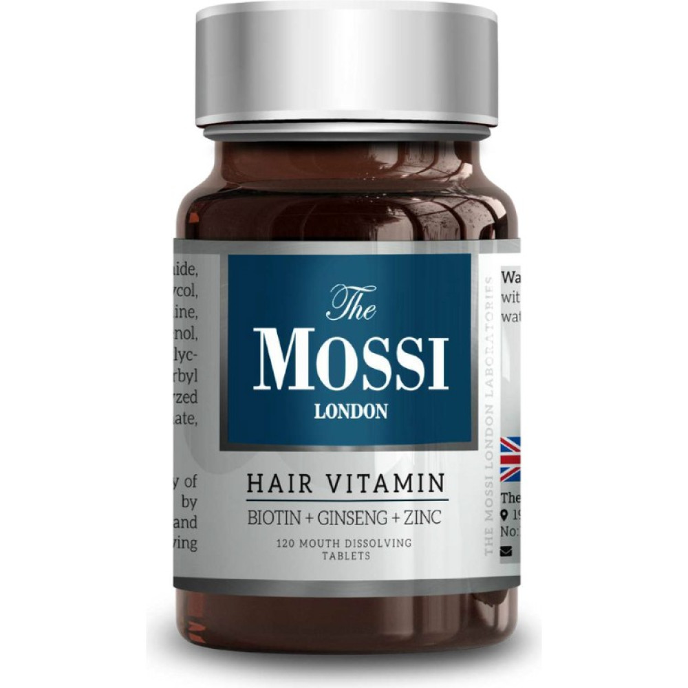 The Mossi London Saç Vitamini 120 Tablet – Saç Dökülmesini Azaltmaya ve Saçları Güçlendirmeye Yardımcı Takviye Saç Dökülmesine Karşı Ürünler Fiyatı
