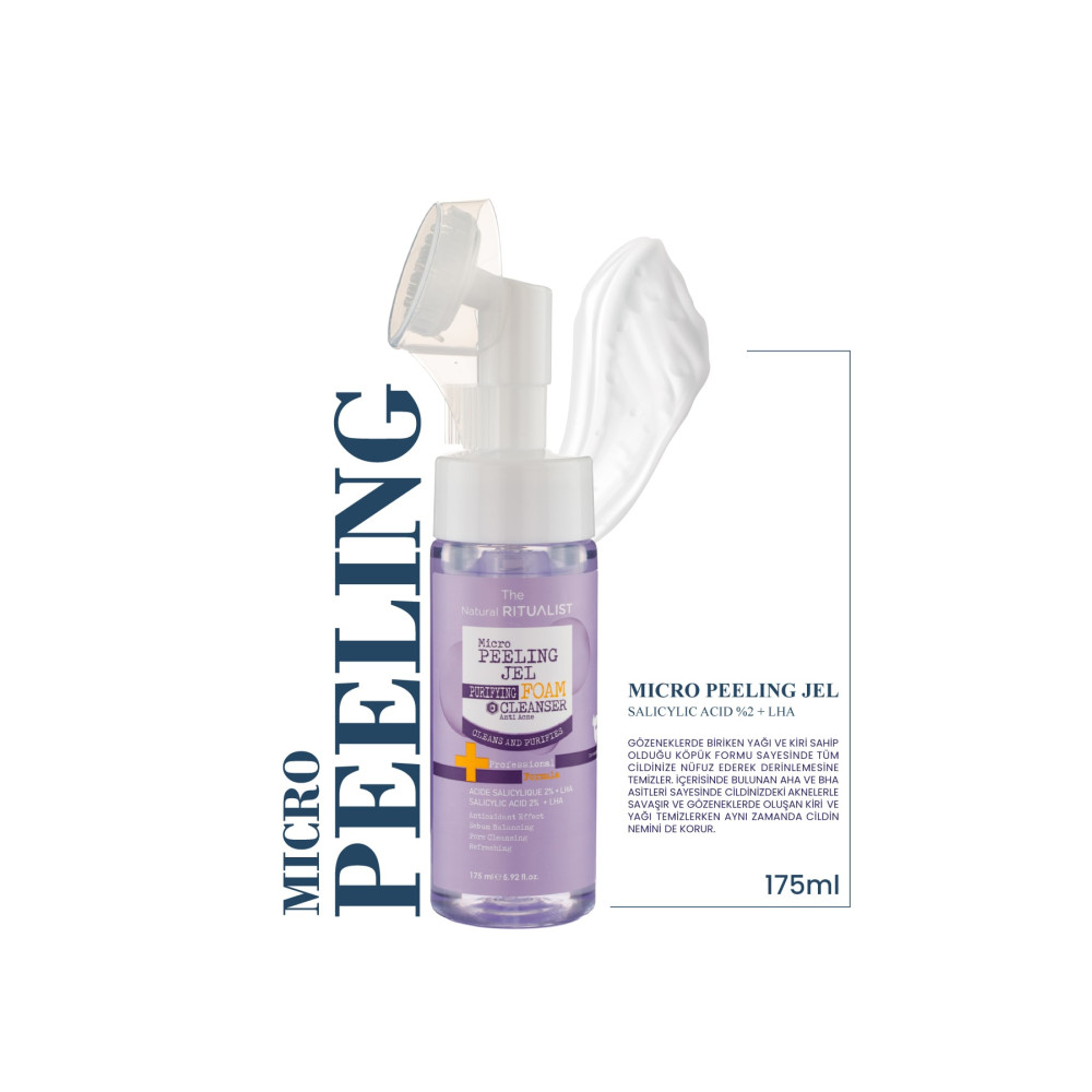 The Natural Ritualist Akneye Eğilim Gösteren Ciltlere Özel Micro Peeling Köpük Jel 175 Ml (salicylic Asit %2 + Lha) Cilt Temizleme ve Peeling Fiyatı
