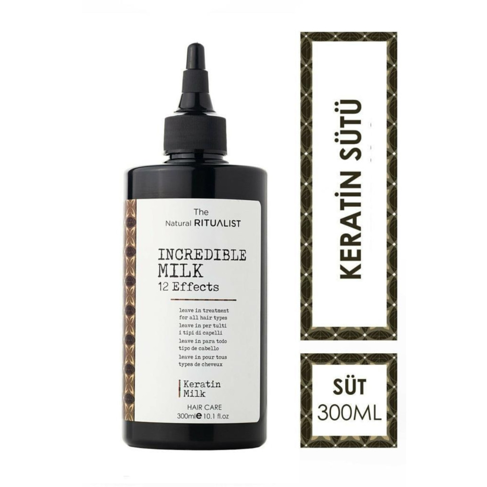 The Natural Ritualist Incredible Milk 12 Effects Durulanmayan Keratinli Saç Bakım Sütü 300 ml Saç Şekillendirici Krem Fiyatı