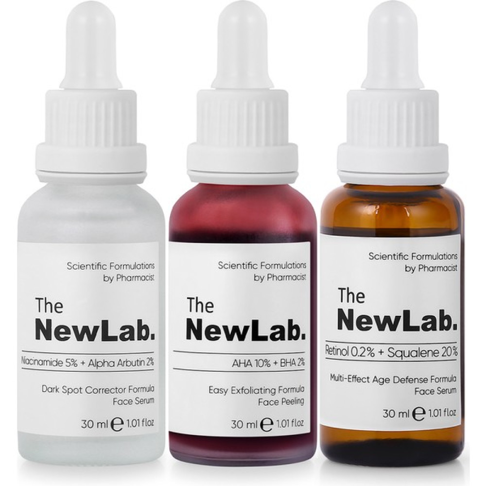 The NewLab. Koyu Leke Karşıtı, Cilt Tonu Eşitleyici ve Aydınlatıcı Yüksek Etkili Serum Seti Anti-Aging / Yaşlanma Karşıtı Fiyatı