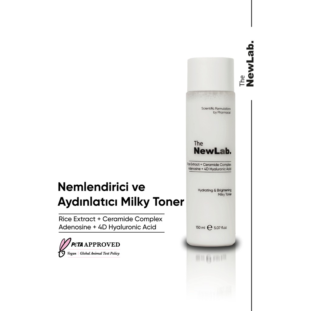 The NewLab. The NewLab Nemlendirici ve Aydınlatıcı Tonik 150 ml Tüm Cilt Tipleri İçin Hyaluronik Asit İçerir Diğer Fiyatı