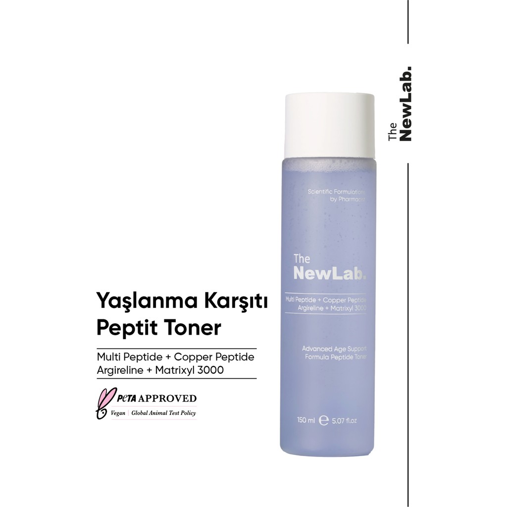 The NewLab. The NewLab Peptit Toner 150 ml Tüm Cilt Tipleri İçin Yaşlanma Karşıtı Etki Sunar Diğer Fiyatı