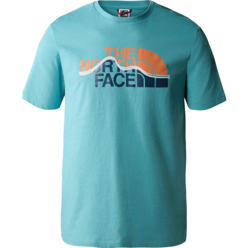The North Face M S/s Mountaın Line Tee Erkek T-Shirt NF0A7X1NITW1 T-Shirt & Sweatshirt (Outdoor) Fiyatı