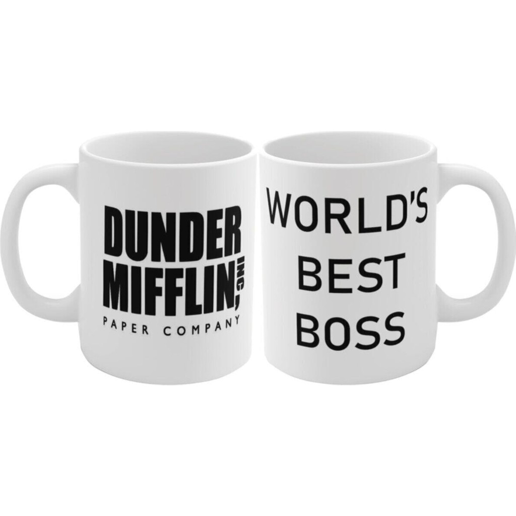 The Office Tv Series World's Best Boss Baskılı Kupa Bardak - Beyaz - 300 cc Fincan / Bardak / Kahve Takımı Fiyatı