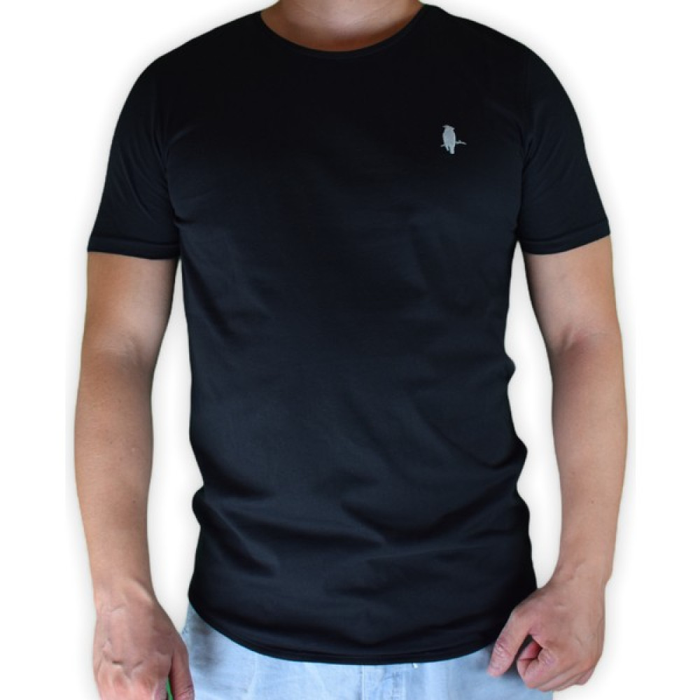 The Origin Erkek Basic Oval Kesim Siyah T-Shirt Erkek T-shirt Fiyatı