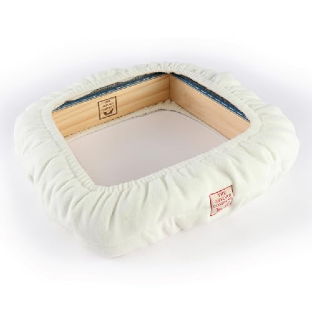 The Oxford Company Natural White Frame Cover (White, Small - 10" X 10")