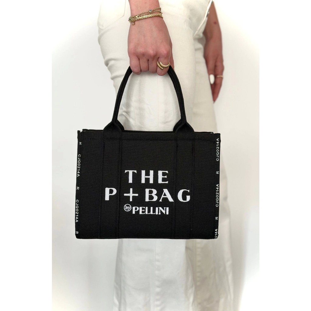 The P Bag El ve Omuz Küçük Çanta Siyah Çizgili Erkek El Çantası Fiyatı
