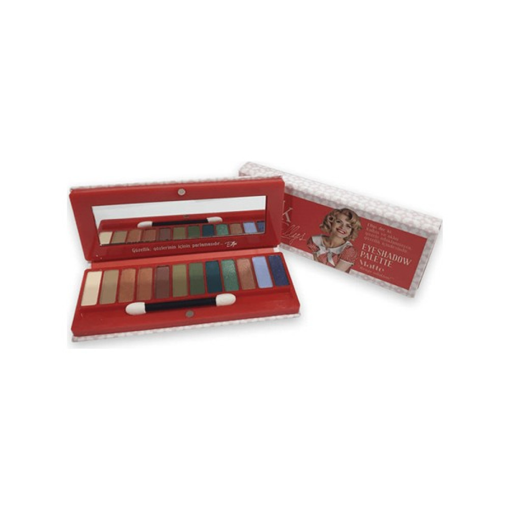 The Pink Ellys Eyeshadow Palette Matte 12LI Göz Farı Fiyatı