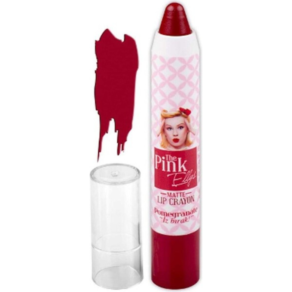 The Pink Ellys Mat Crayon Ruj Pomegrante - KIRMIZI Oto Boyaları Fiyatı