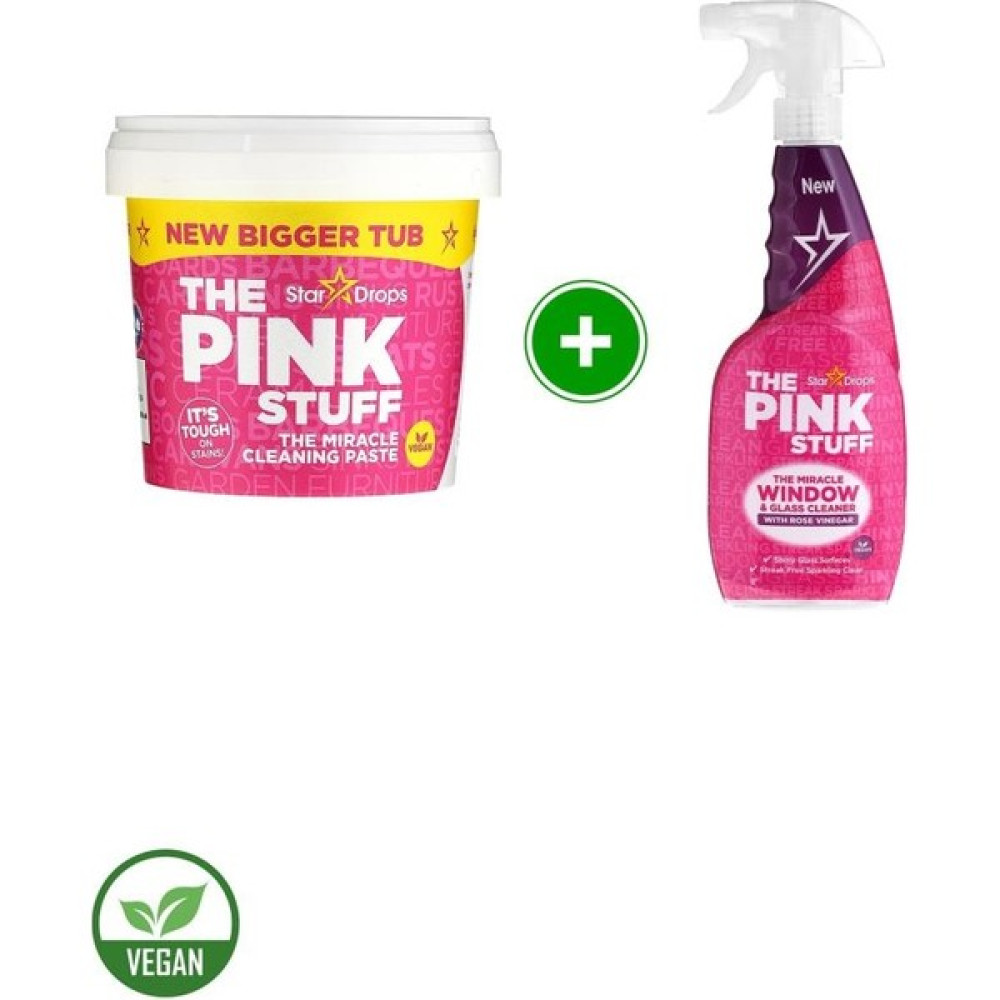 The Pink Stuff Mucizevi Miracle Temizlik Macunu 850 gr Mucizevi Vinegar Cam Temizleyici 750 ml Parlatıcı ve Temizleyiciler Fiyatı