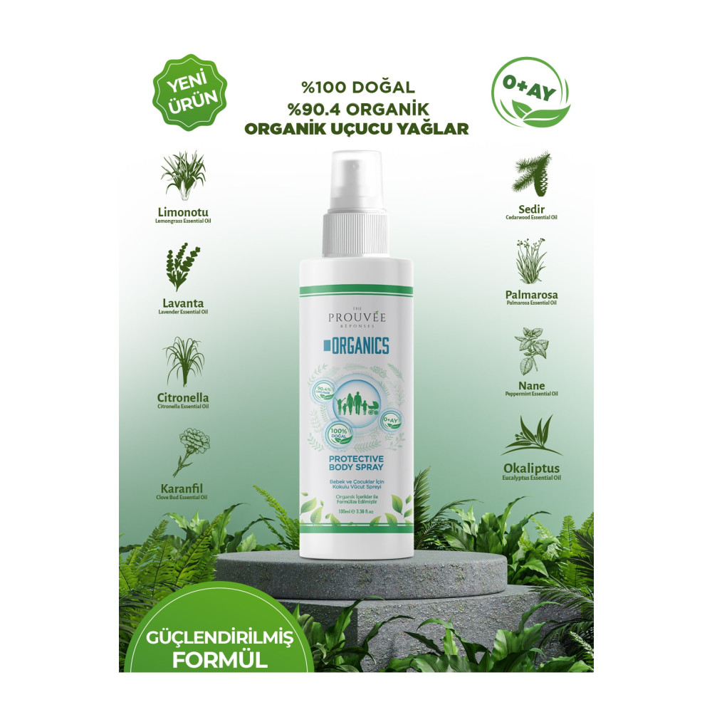 The Prouvee Reponses %100 Doğal Koruyucu Vücut Losyonu Sprey 100 Ml. (0+ Ay Üzeri) Bebek Bakım Fiyatı