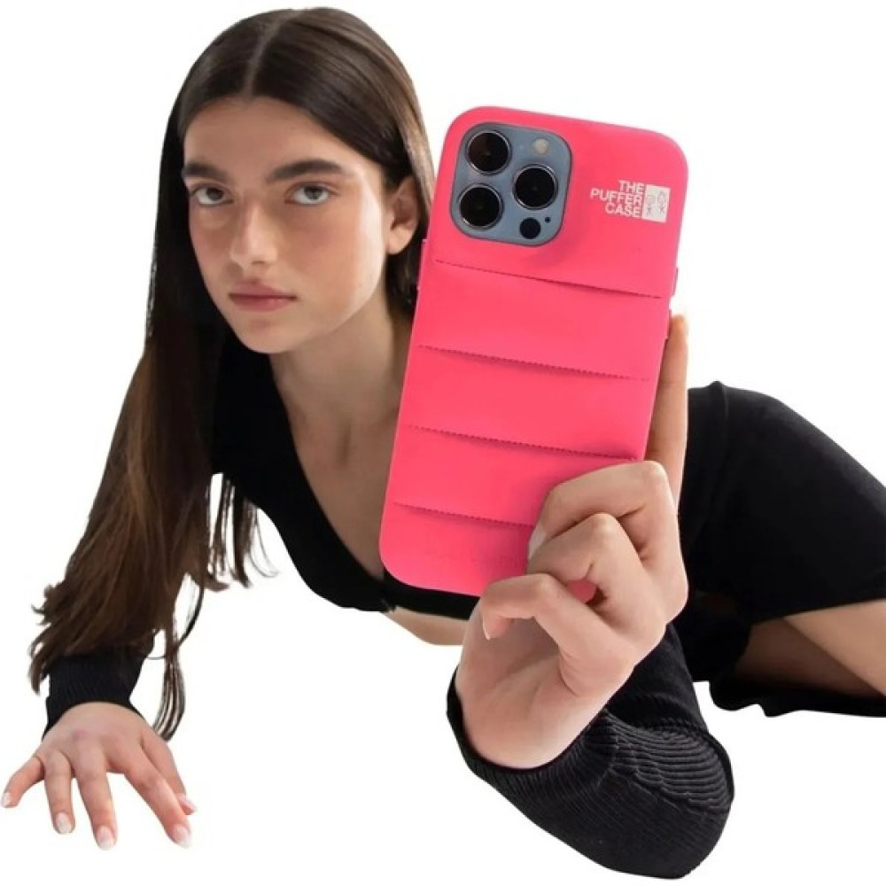 The Puffer Case Iphone 15 Şişme Kılıf Tam Koruma - Pembe Cep Telefonu Kılıfı Fiyatı