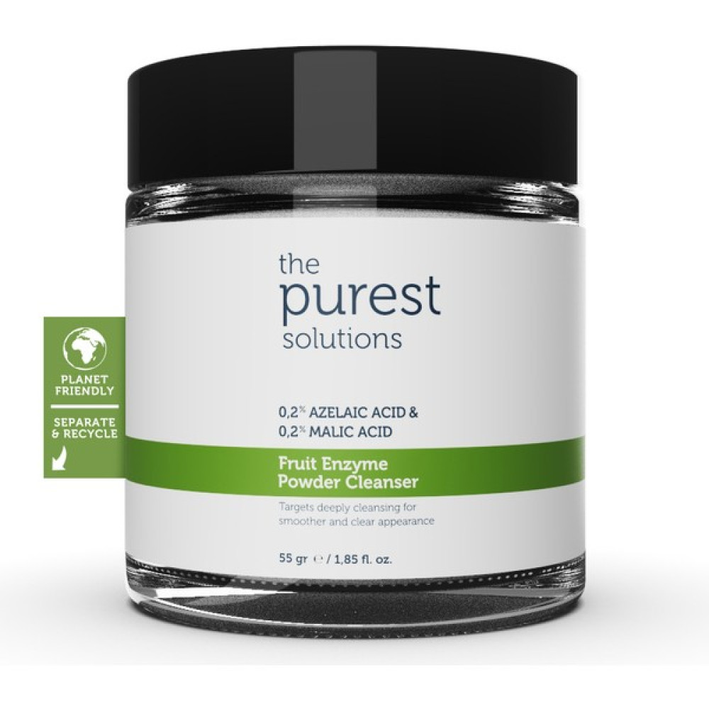 The Purest Solutions,  Arındırıcı ve Canlandırıcı Tüm ciltler için  Meyve Asitleri İçeren Toz Temizleyici 55 Gr (%0,2 Azelaik Asit & Malik Asit) Akne ve Sivilce Bakımı Fiyatı