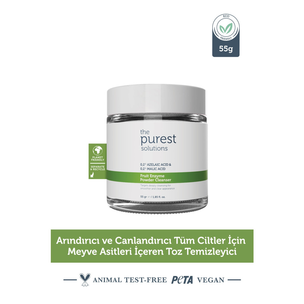 The Purest Solutions Arındırıcı Ve Canlandırıcı Tüm Ciltler Için Meyve Asitleri Içeren Toz Temizleyici 55 Gr Cilt Temizleme ve Peeling Fiyatı