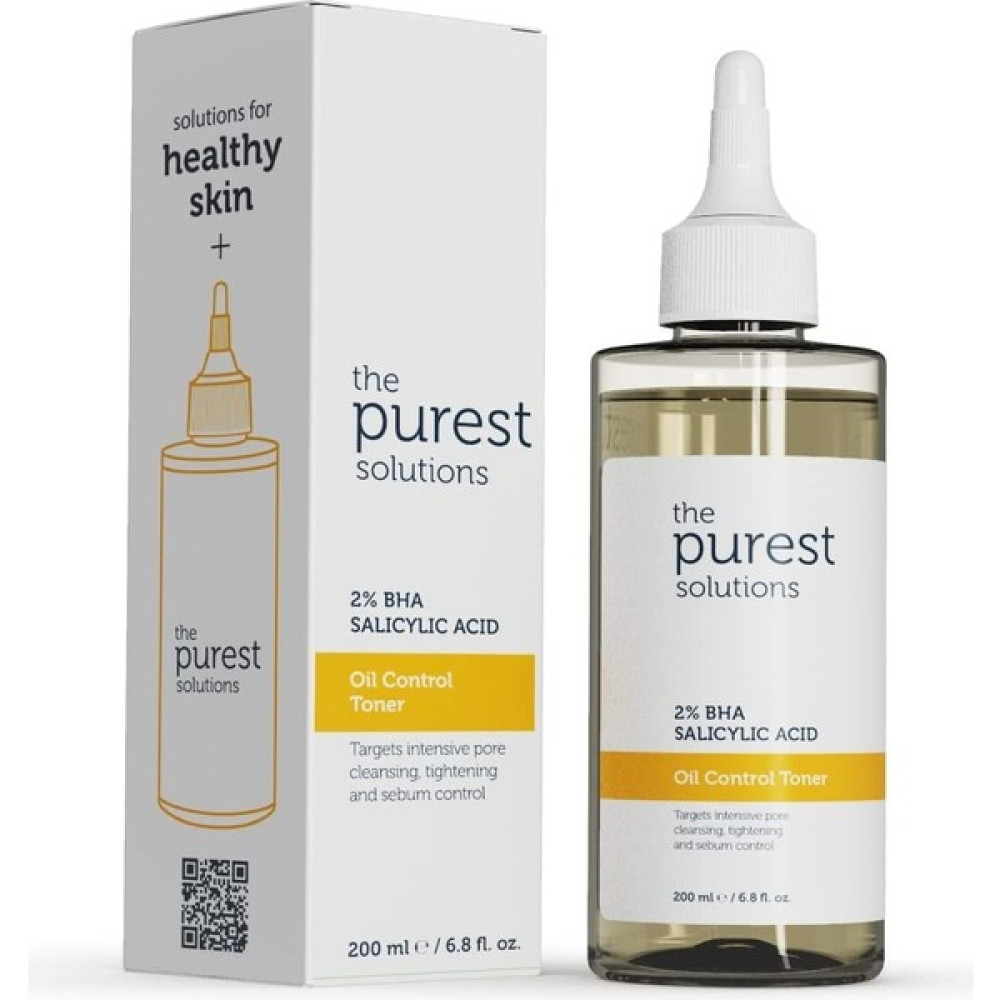 The Purest Solutions Bha%2 Oil Control Toner & Siyah Nokta Hedefli, Yağlanma, Gözenek Dengeleyici Tonik Anti-Aging / Yaşlanma Karşıtı Fiyatı