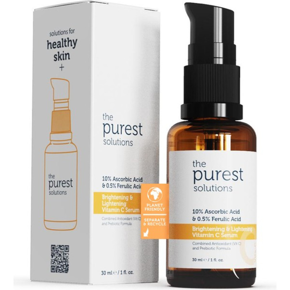 The Purest Solutions, C Vitamini Aydınlatıcı ve Ton Eşitleyici Cilt Bakım Serumu 30 ml (%10 Ascorbic Acid & Ferulic Acid %0,5) Anti-Aging / Yaşlanma Karşıtı Fiyatı