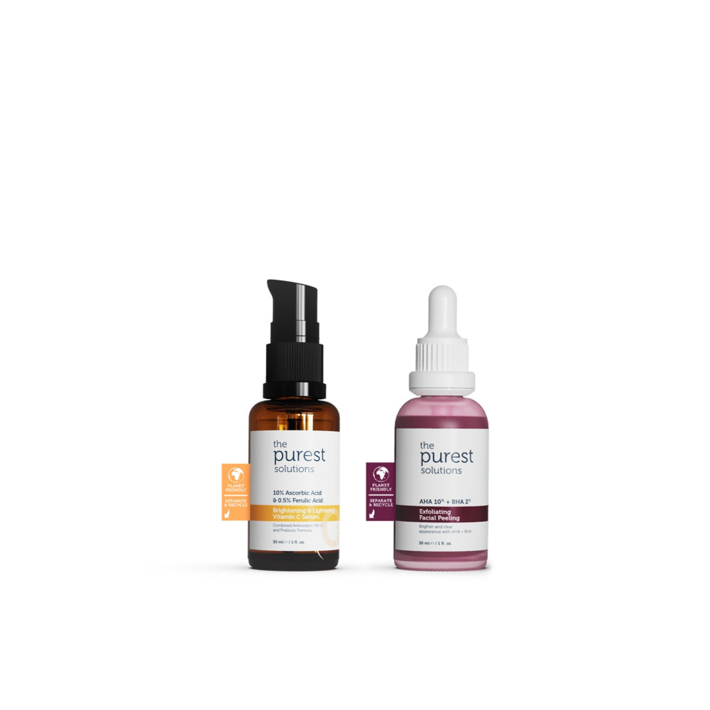 The Purest Solutions Cilt Tonu Eşitsizliği Gidermeye Yardımcı Ve Canlandırıcı Bakım Seti Cilt Temizleme ve Peeling Fiyatı