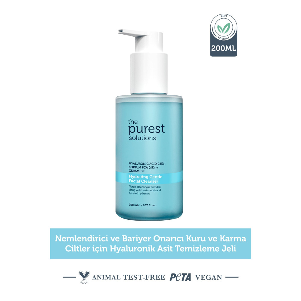 The Purest Solutions Kuru ve Karma Ciltler için Nemlendirici ve Bariyer Onarıcı Temizleme Jeli 200 ml Cilt Temizleme ve Peeling Fiyatı