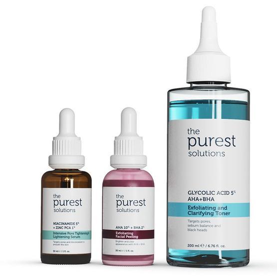 The Purest Solutions Leke Karşıtı Cilt Aydınlatmaya Yardımcı Bakım Seti