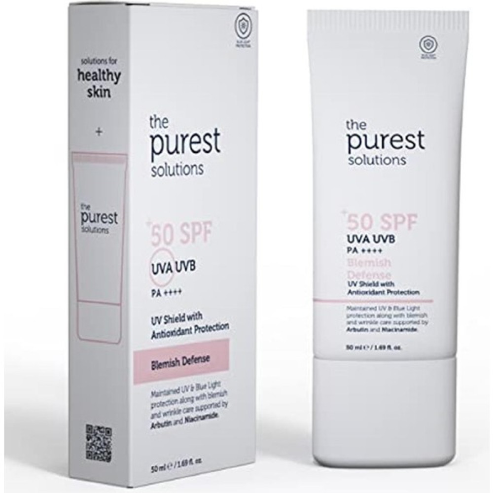 The Purest Solutions Lekeli Ciltler Için Antioksidan Destekli Güneş Kremi, 50+ Spf Uva/uvb Blemish Defense - Antioxidant Güneş Kremleri ve Losyonları Fiyatı