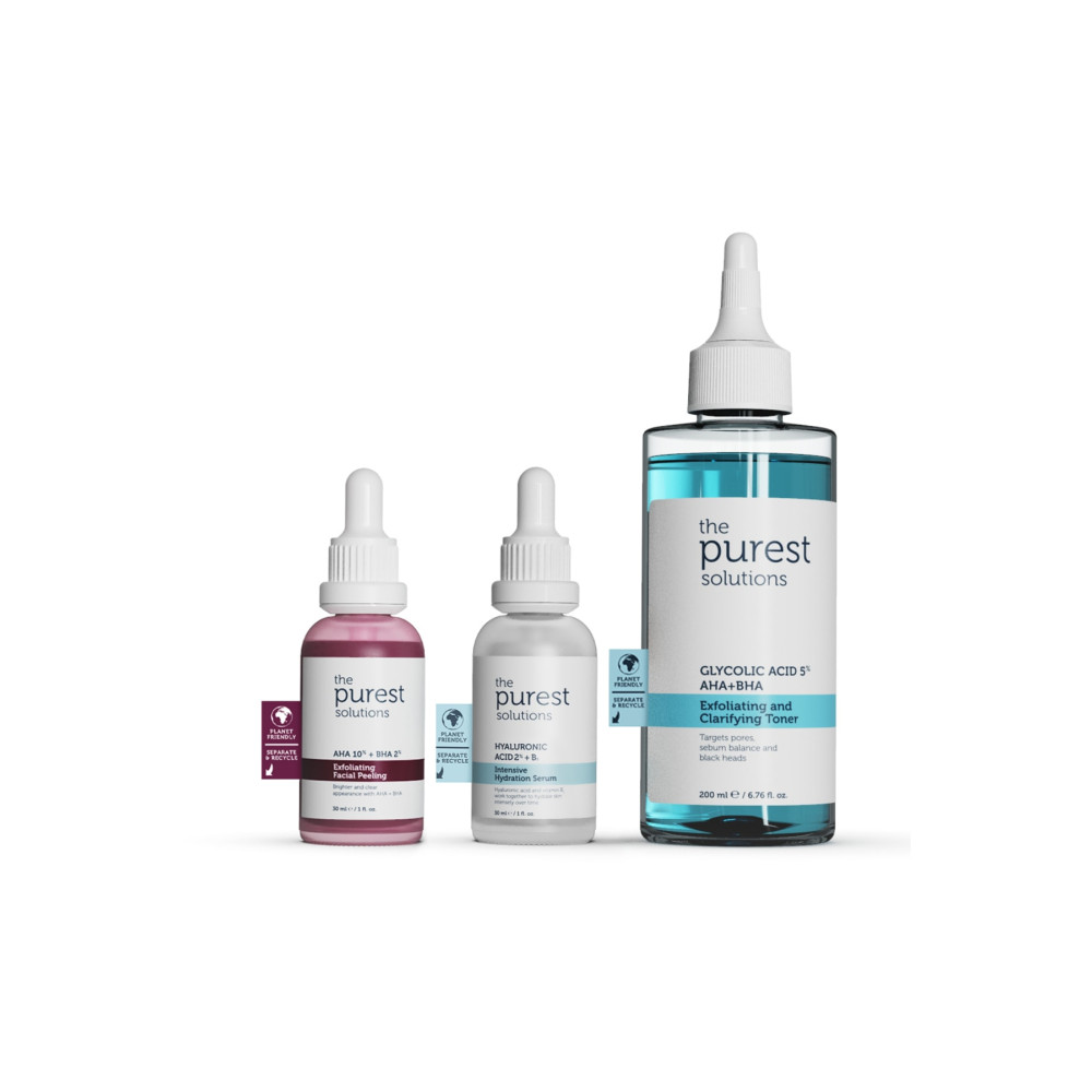 The Purest Solutions Siyah Nokta Önlemeye ve Gözenek Sıkılaştırmaya Yardımcı Nemlendirici Cilt Bakım Seti Cilt Temizleme ve Peeling Fiyatı