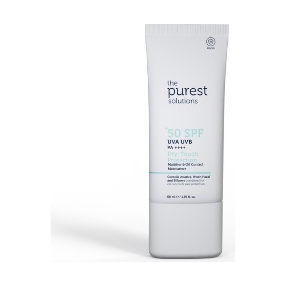 The Purest Solutions, Yağlı ve Karma Ciltler İçin Matlaştırıcı Güneş Koruyucu Krem SPF 50, 50 ml Güneş Kremleri ve Losyonları Fiyatı