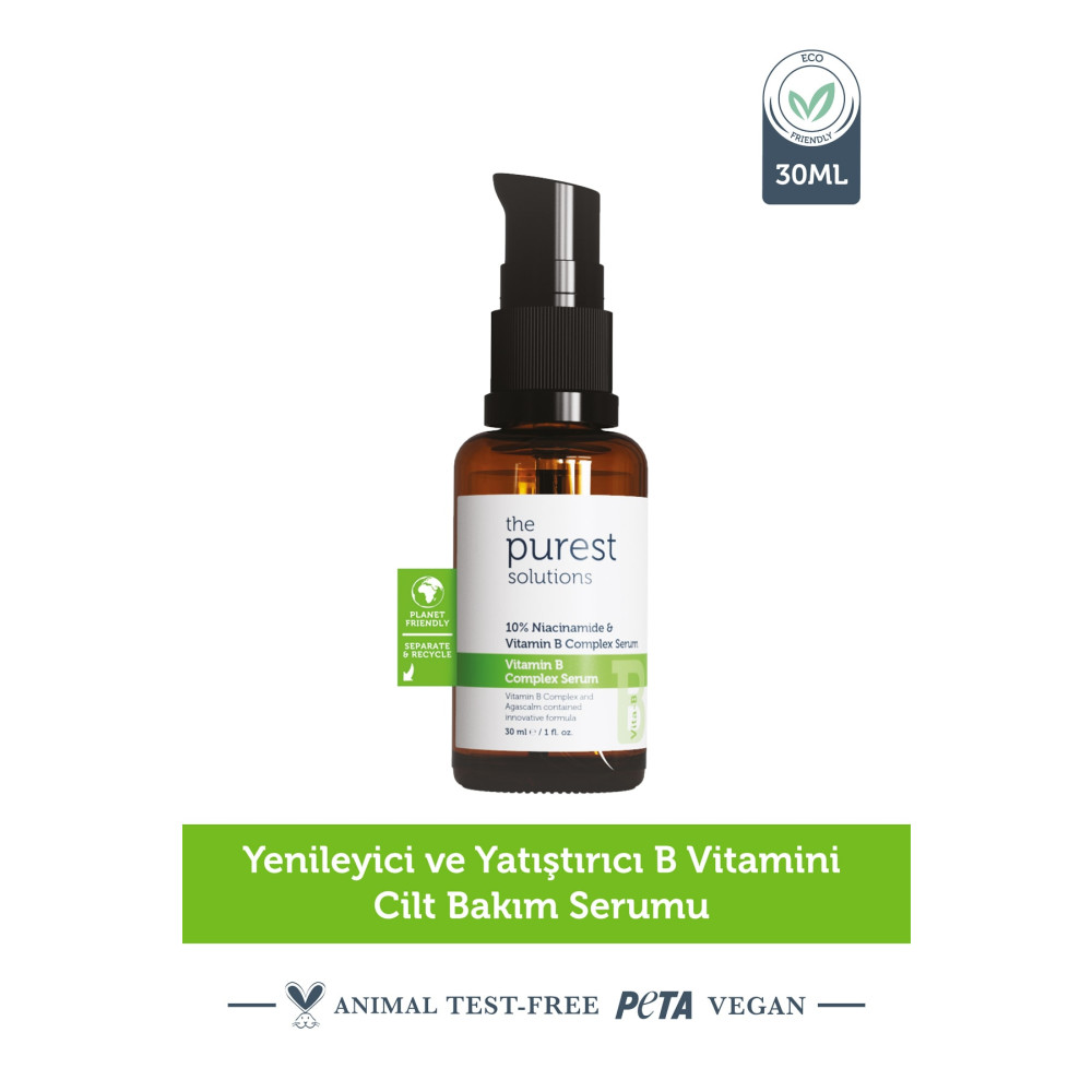 The Purest Solutions Yenileyici Ve Yatıştırıcı B Vitamini Cilt Bakım Serumu 30 Ml (%10 Niacinamide + Provitamin B5) Cilt ve Yüz Bakımı Fiyatı