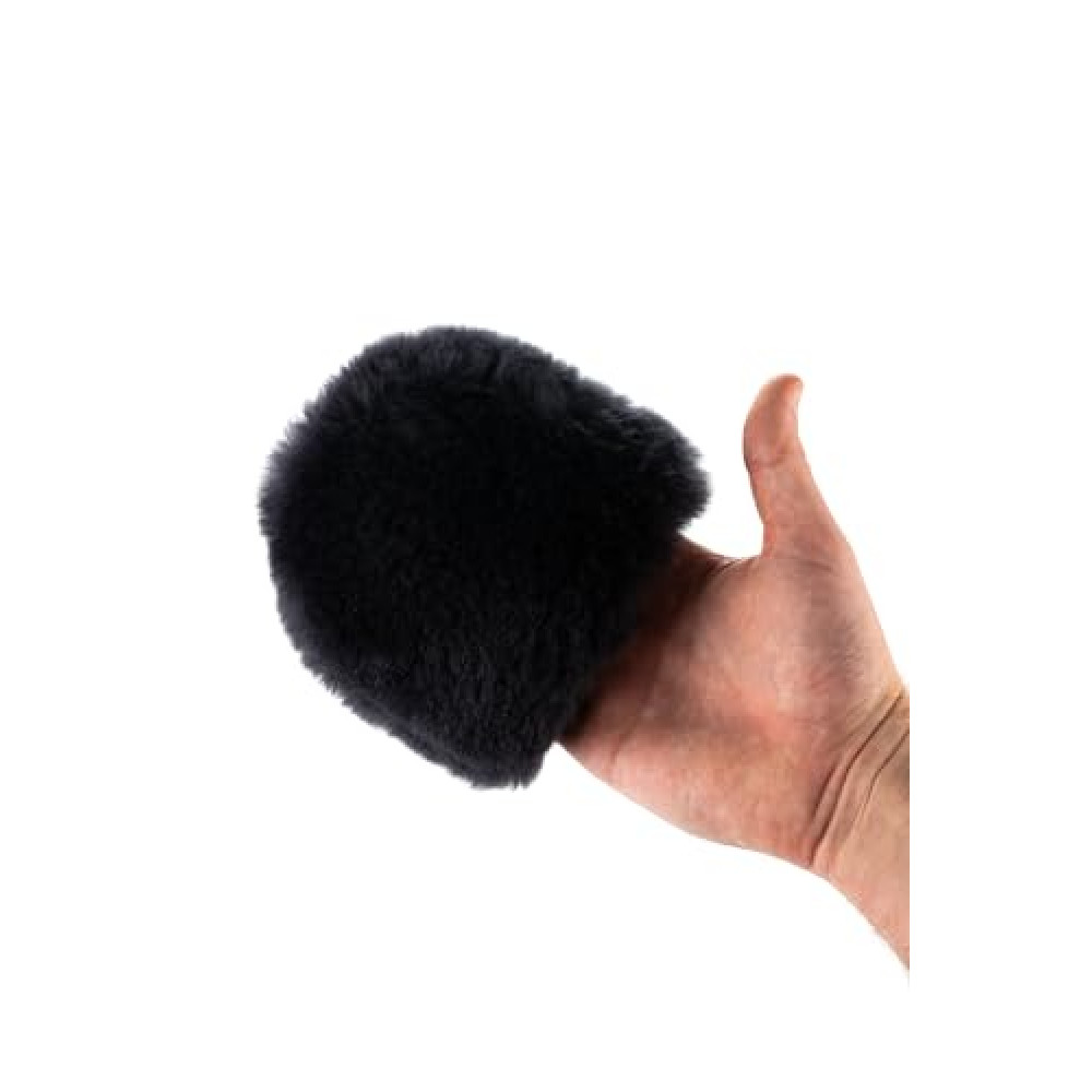 The Rag Company - Ultra Wool Wheel Mitt - Wash and Scrub Wheel Faces and Details Without Scratching or Marring Car - Marino Wool - Fits Over Fingers for Easy and Comfortable Detailing (2 Pack)