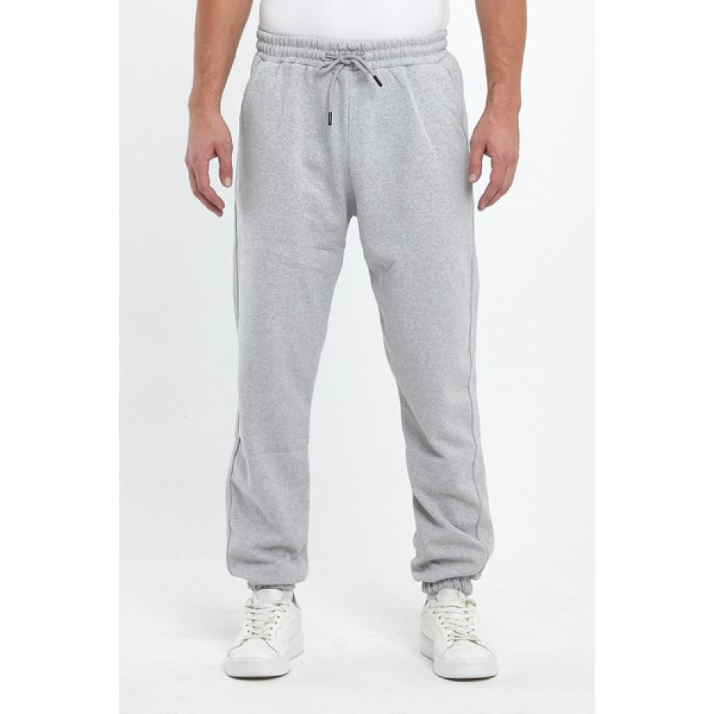 The Rule Erkek Gri Regular Fit Beli Lastikli Rahat Spor Pamuklu Eşofman Altı RF0449 Erkek Eşofman Fiyatı