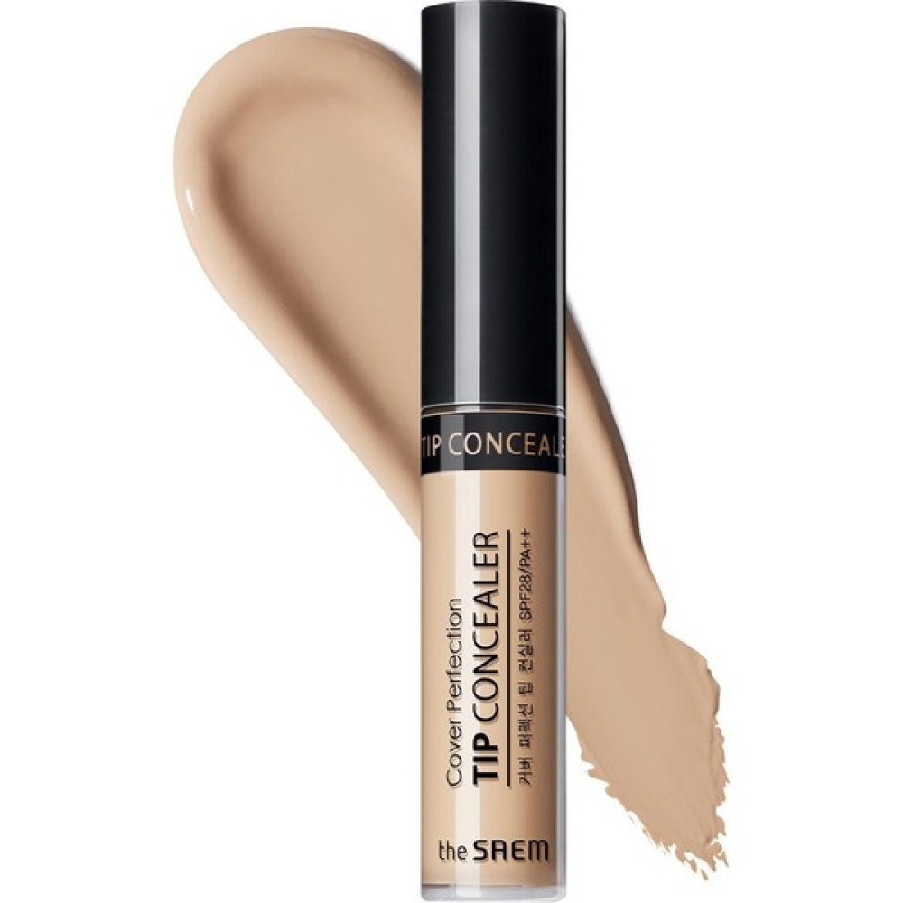 The Saem Uzun Süre Kalıcı Likit Kapatıcı Cover Perfection Tip Concealer - Medium Deep Concealer Fiyatı