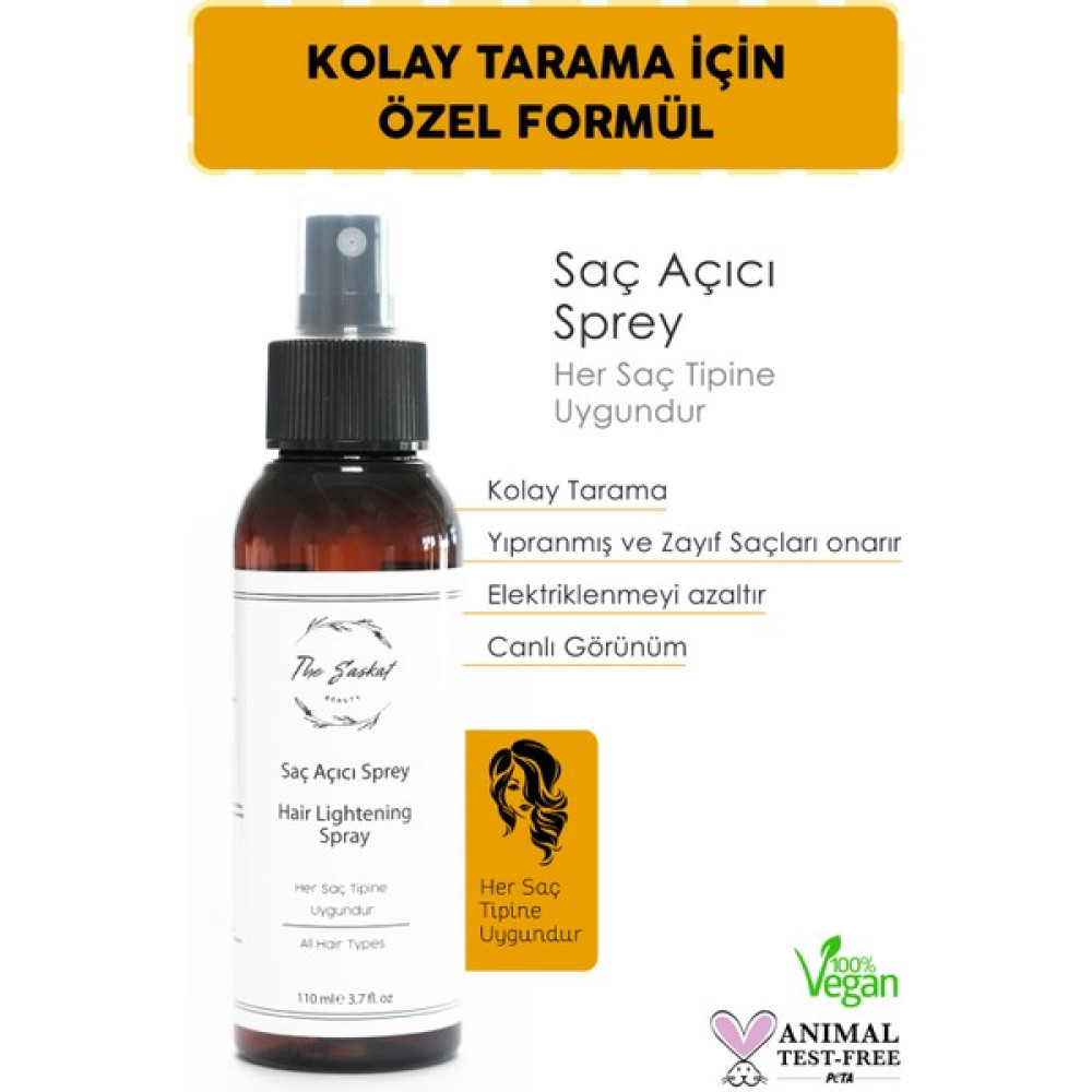 The Saskat Luminique Glowspritz Saç Açıcı Sprey 110 ml Saç Şekillendirici Sprey Fiyatı