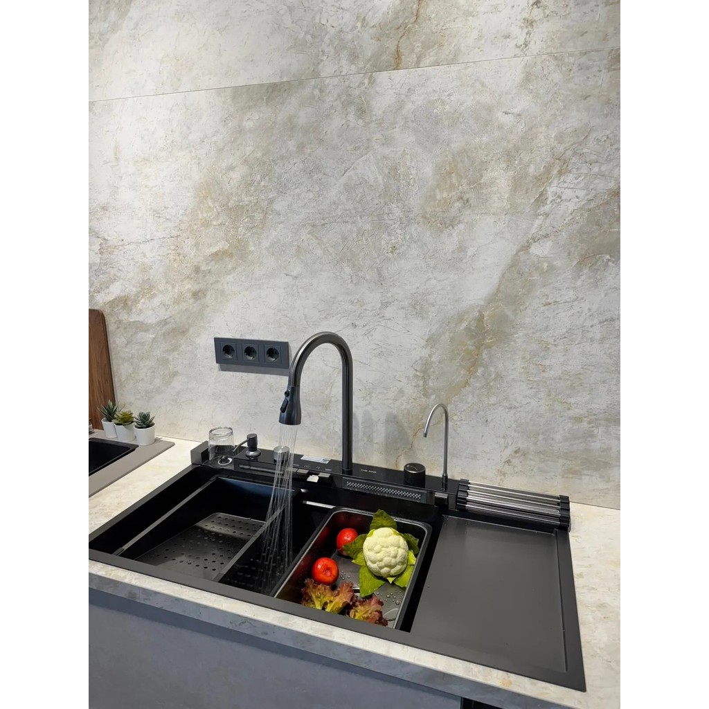 The Sink Marinax 100X50 Ultra Teknolojik Eviye Seti Sağ Damlalıklı Diğer Fiyatı